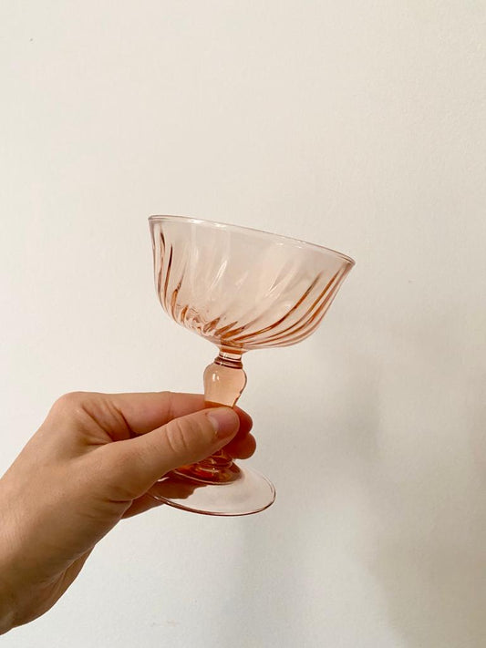 Coupe à champagne vintage Rosaline