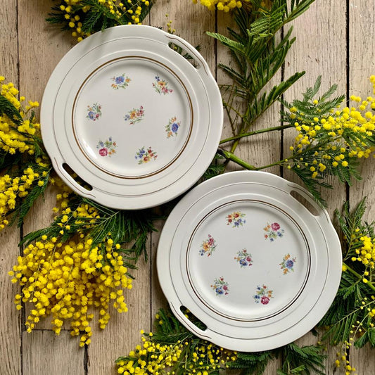 Plat rond Versailles Porcelor Ceranord mimosa