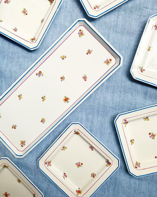 Service à dessert Salins Porcelaine Opaque